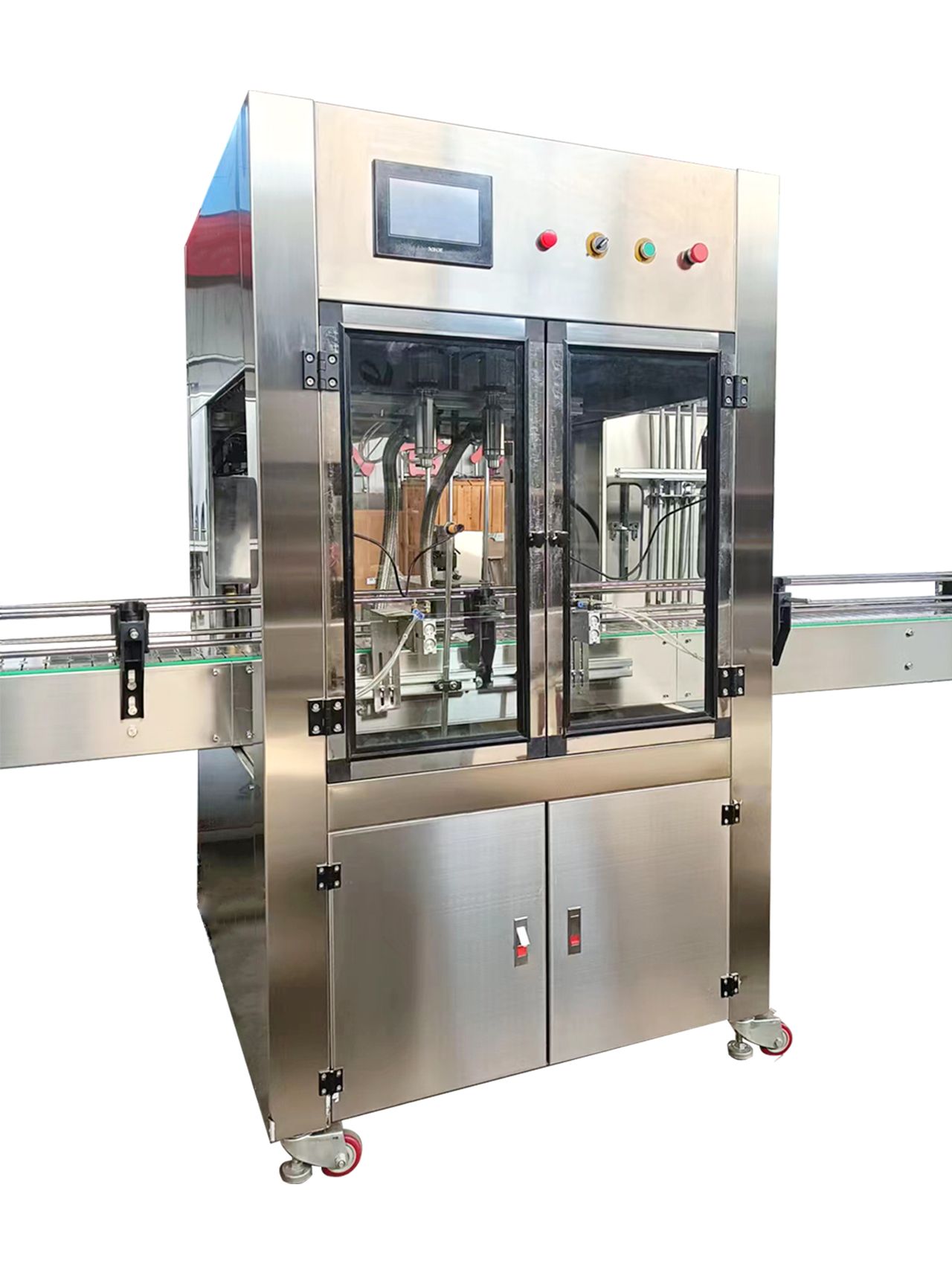 2025 天津雙頭自動(dòng)食用油、菜籽油、花生油灌裝機(jī)